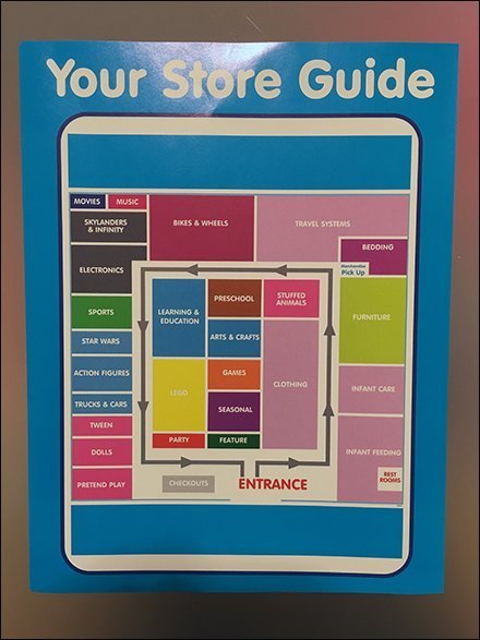 Color-Coded Floorplan and Events Guides At Entry