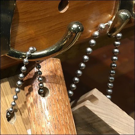 Coat Rack Floor Sample Ball Chain Tethers