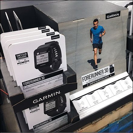 Garmin Forerunner Watch Pallet-Top Display