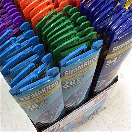 Small-Scale Strato Kite Floor Stand Display Feature