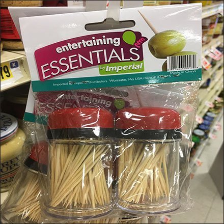 Entertaining Essentials Toothpick Strip Merchandiser
