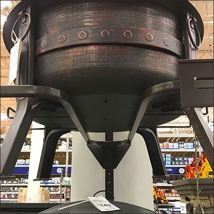 Freestanding Firepit Tiered Tower Display