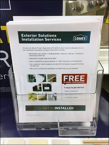 Exterior Solutions Installation Services Flyer