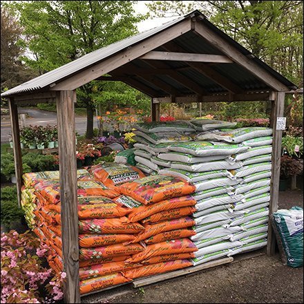 Outdoor Pallet Merchandising Weather Protection