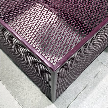 Purple Expanded Metal Display Base
