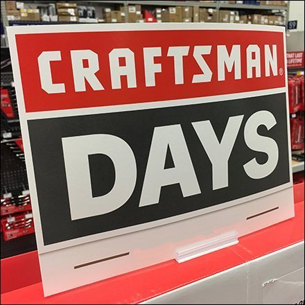 Craftsman Power Tool Days Signage