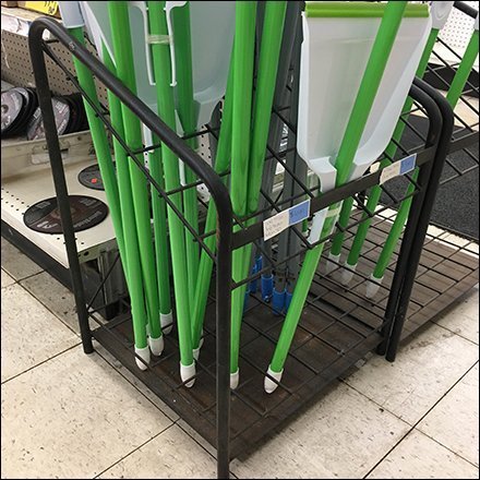 End-Aisle Angled Mop Rack Duo