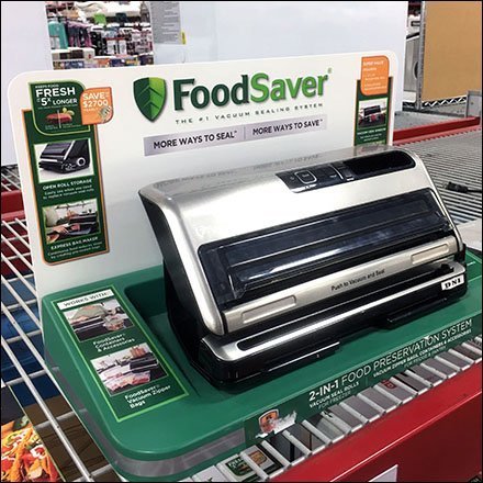 FoodSaver Sealer Linear Display Merchandising