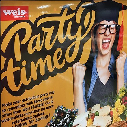 Graduation Party Celebration Time Signage