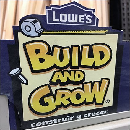 Build-And-Grow Kids Projects Slatwire Display