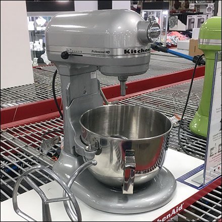 KitchenAid Bowl Mixer Display Owns The Shelf