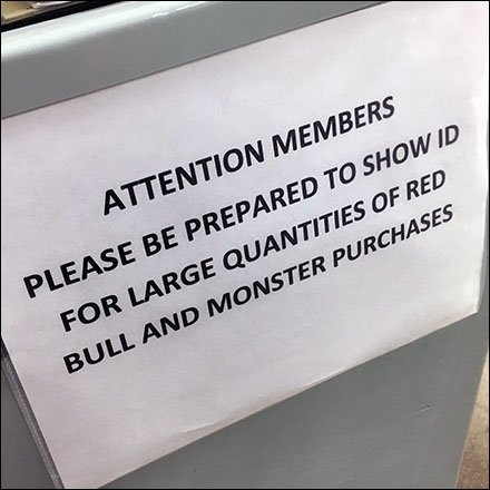 ID Required For Energy Drink Purchases
