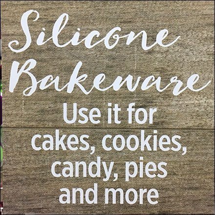 Wilton Silicone Bakeware Aisle Invader Sign