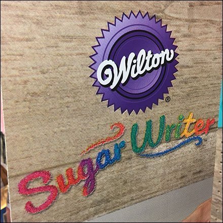 Wilton Sugar Writer Aisle Invader Sign