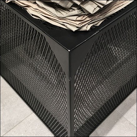 Black Expanded Metal Display Base