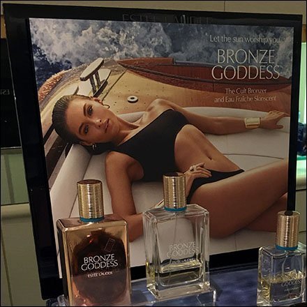 Bronze Goddess Bronzer Counter-Top Display