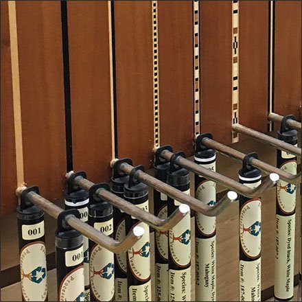 Wood Inlay Borders Multi-Hook Display