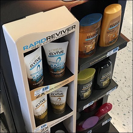 L'Oreal Elvive Built-In Branded Display Shelf