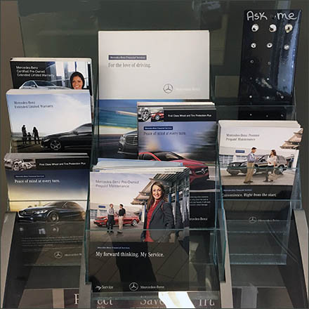 Mercedes Benz Financial Services Literature Rack