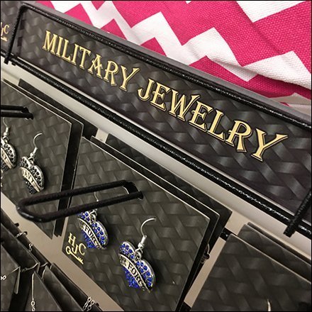 Military Jewelry Table-Top Loop Hook Rack