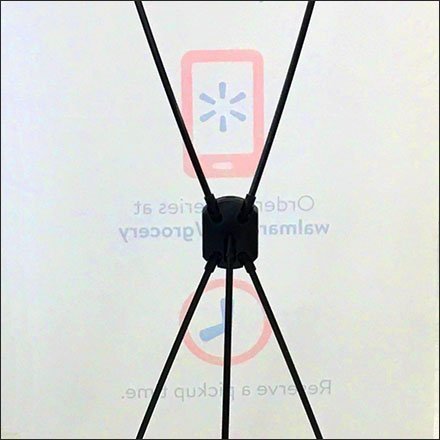 Pop-Up Pickup X-Stand Banner In-Store
