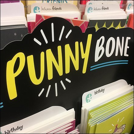 Punny Bone Greeting In-Line Card Display