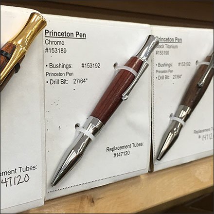 Woodcraft Lathe-Made Writing Instruments
