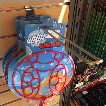 Bubble-Wand Slatwall Loop Hook