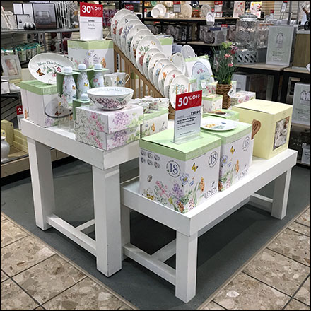 Lenox Tableware Trestle-Table Display
