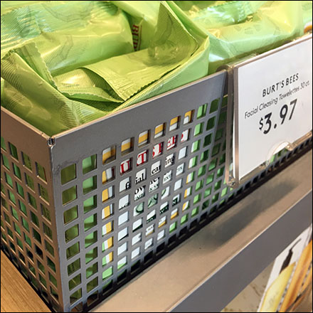 Square-Perforated Counter-Top Bulk Bins