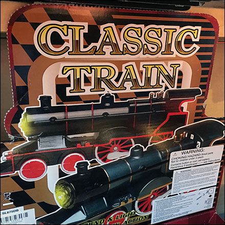 Vintage Classic Train Merchandising Display