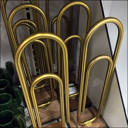 Giant Paper Clip Shelf-Edge Merchandising