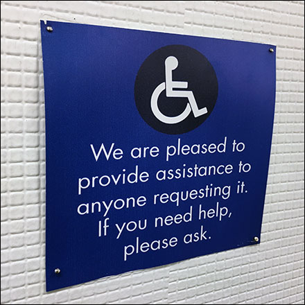 Handicapped Assistance For The Asking