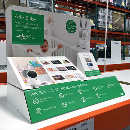 Arlo All-In-One Camera Pallet-Rack-Display