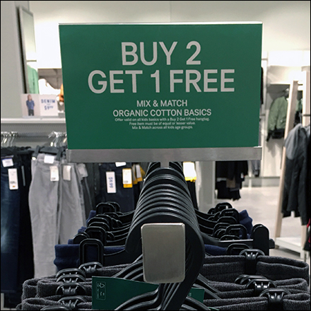 BOGO T-Stand Hangrail Sign Holder