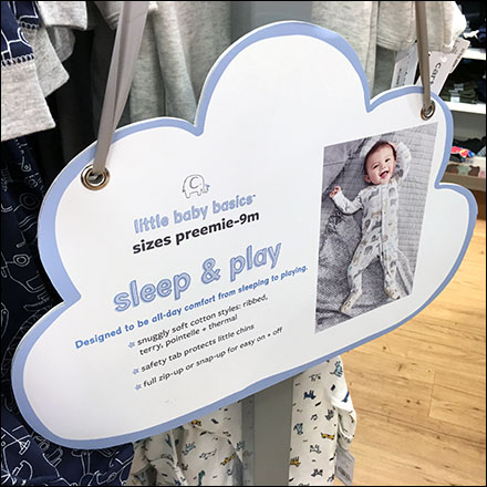 Baby-Basics Rack-End Cloud Sign