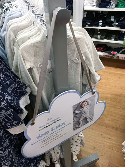 Baby Basics Rack-End Cloud Sign