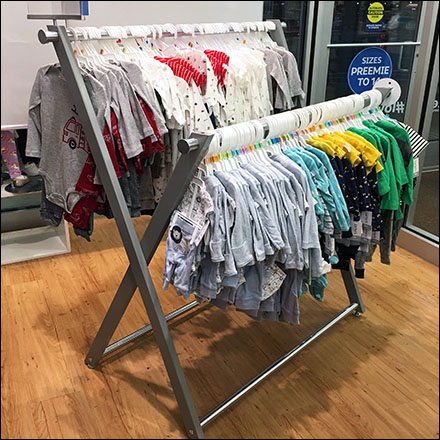Carter's X-Shape Hangrail Apparel Rack