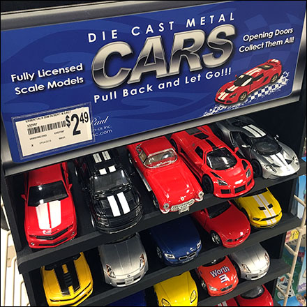 Die-Cast-Metal Car PowerWing Display