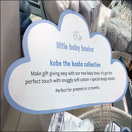Koala Collection Clip-On Cloud Sign