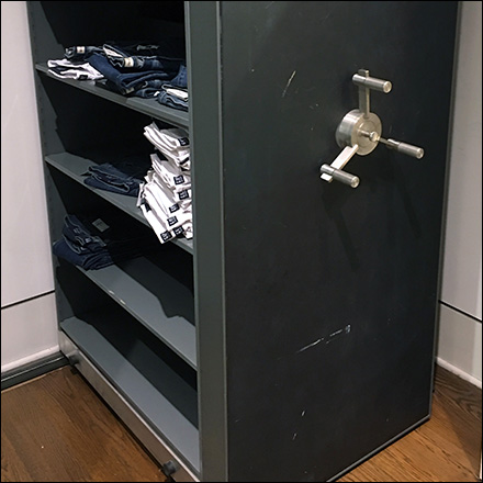 Active-Aisle High-Density-Storage Backstock Concept