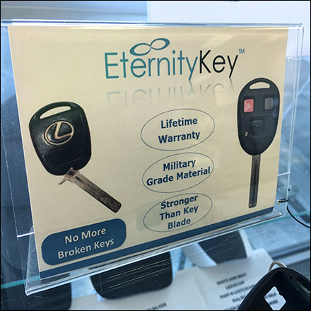 Lexus-Eternity-Key Acrylic Sign Holder