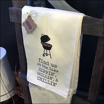 Hand-Towel Ladder Visual-Merchandising