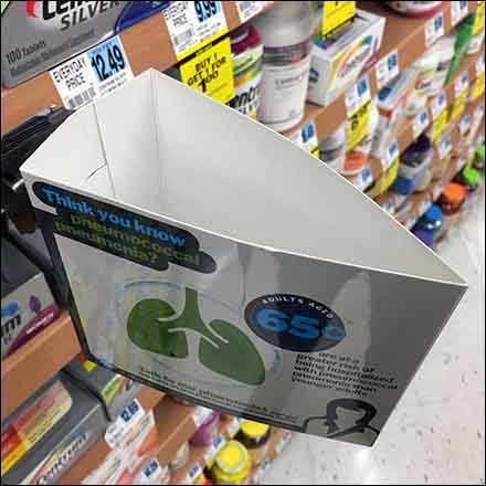 SmartSource Triangular Shelf-Edge Flag Promotion