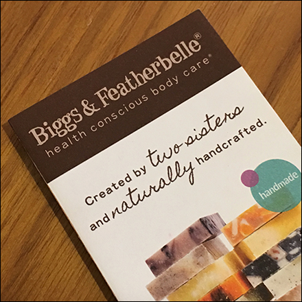 Briggs-&-Featherbelle Natural Soap Takeaway Flyer