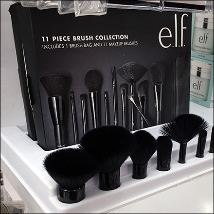 Elf Cosmetics Brush Collection Sample Display
