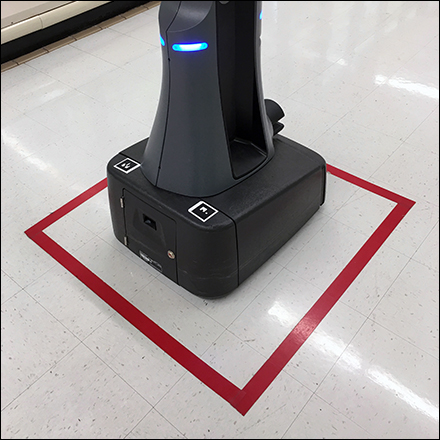 Retail Robot Rest Stop Floor-Graphic