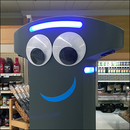 Retail Robot Welcoming Committee Host