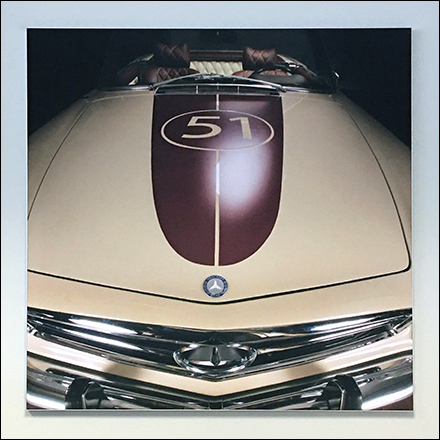Mercedes Benz Gold 51 Road-Rally Racer Poster