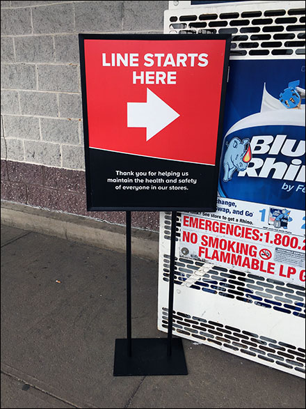 CoronaVirus Comprehensive Queue Signage System 2